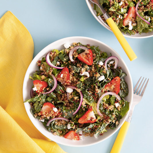 Kale and Strawberry Quinoa Salad