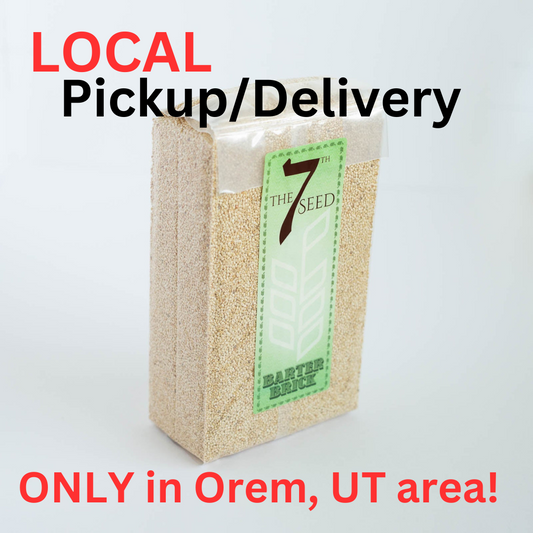 LOCAL Pickup/Delivery ONLY - QUINOA BARTER BRICKS 20 lbs. (box of 5- 4 lb. bricks)